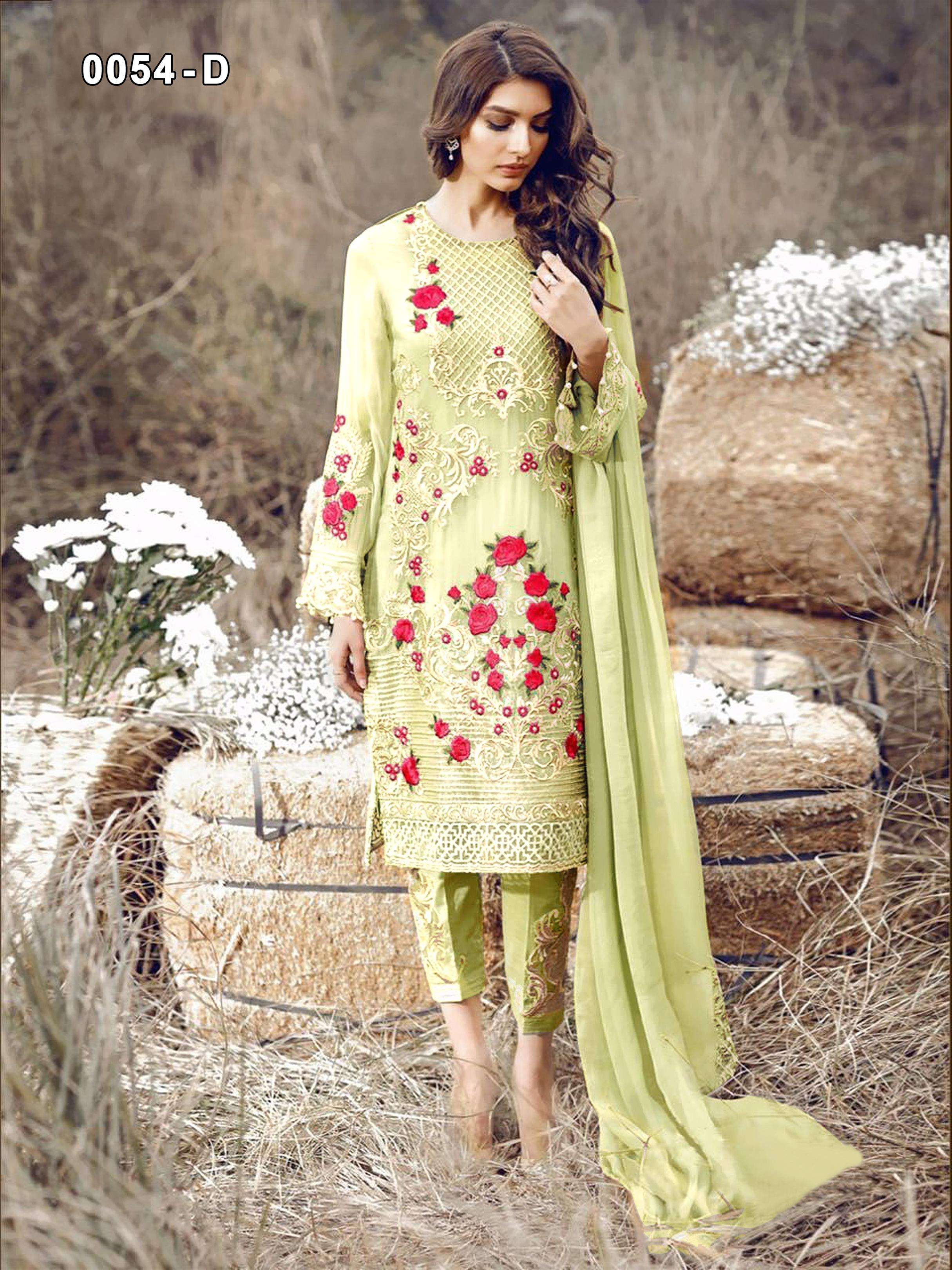 Flowery Rose Embroidered Dress